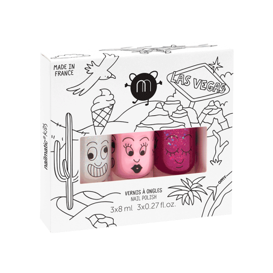 Nailmatic - Σετ 3 Βερνίκια Νυχιών Las Vegas