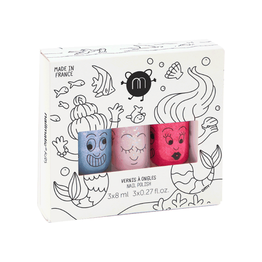 Nailmatic - Σετ 3 Βερνίκια Νυχιών Mermaid