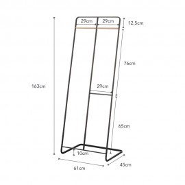 Yamazaki - Σταντ Ρούχων 2 Επιπέδων BK