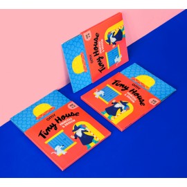 Omy - Χάρτινο Σπιτάκι Με Φιγούρες Princess & Dragon