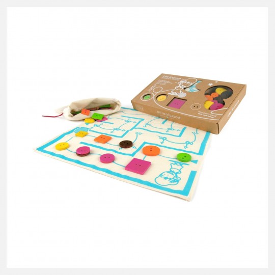 Milaniwood - Ξύλινo Επιτραπέζιο Παιχνίδι "Ο Μίτος Της Αριάδνης" 