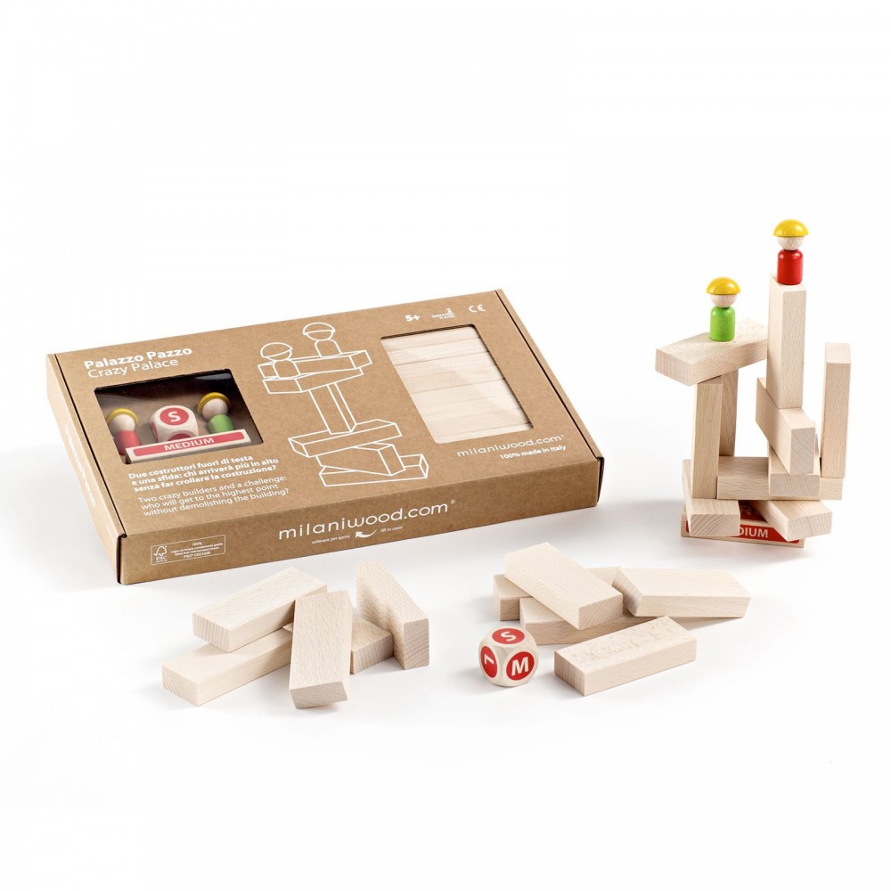 Milaniwood - Ξύλινo Επιτραπέζιο Παιχνίδι "Τρελό Παλάτι"