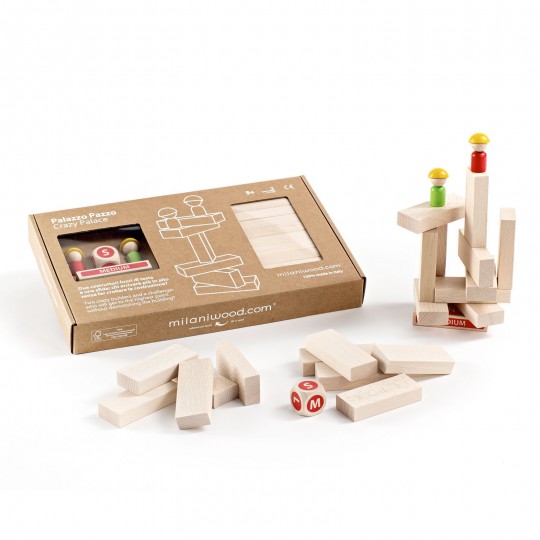 Milaniwood - Ξύλινo Επιτραπέζιο Παιχνίδι "Τρελό Παλάτι"