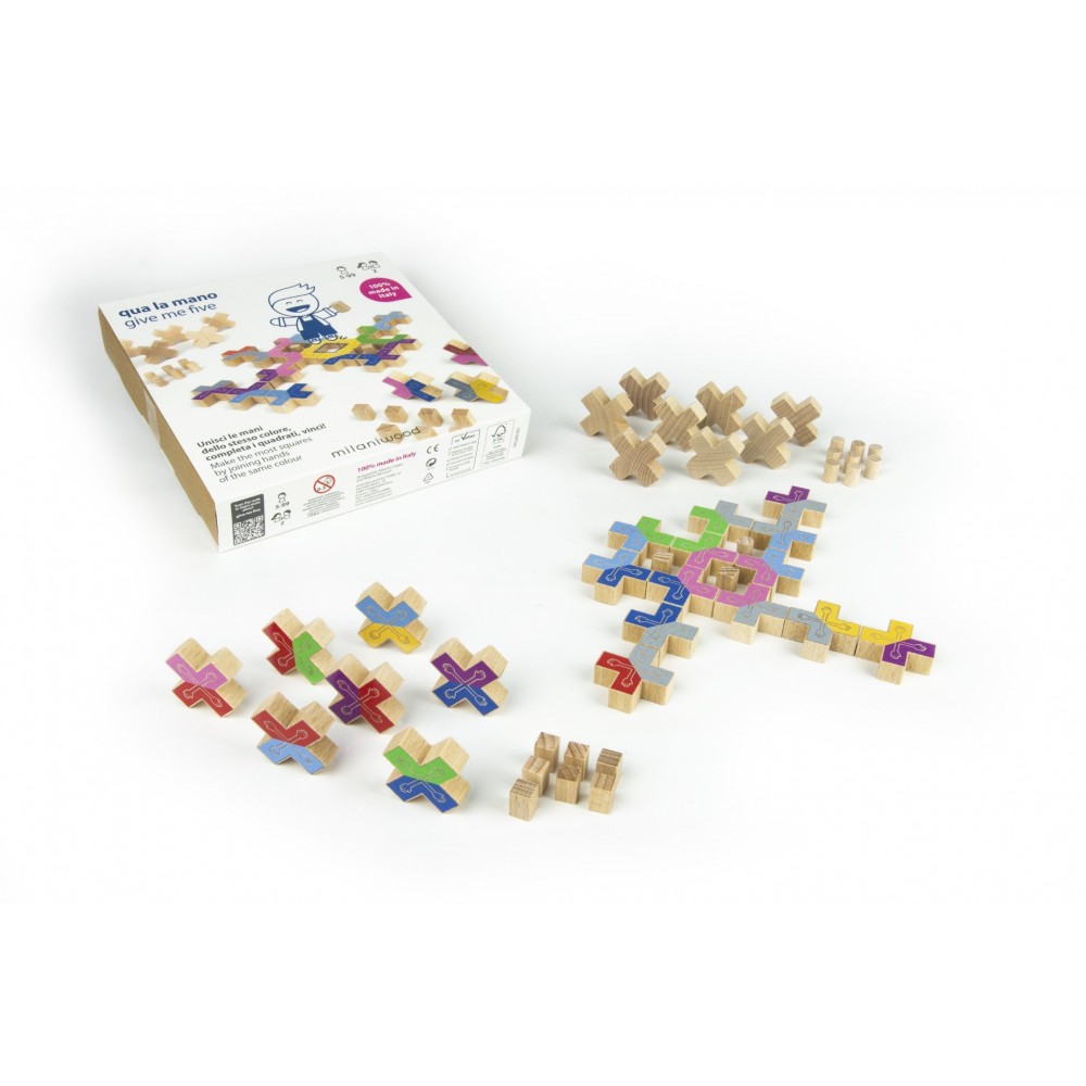 Milaniwood - Ξύλινo Επιτραπέζιο Παιχνίδι "Give Me Five" 