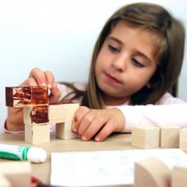 Milaniwood - Ξύλινo Παιχνίδι Δημιουργίας "Animal Factory" 