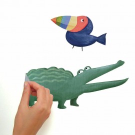 Roommates - Αυτοκόλλητα Τοίχου "Jungle Adventure"