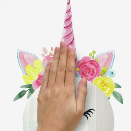 Roommates - Αυτοκόλλητα Τοίχου "Floral Unicorn Mirror"