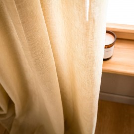 Gofis Home - Κουρτίνα Με Τρουκς Combe 140x280cm Gold Beige 502/04