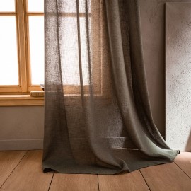 Gofis Home - Κουρτίνα Με Τρουκς Combe 140x280cm Χακί 502/07