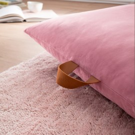 Gofis Home - Θήκη Μαξιλάρας Winter 65x65cm Ροζέ 711/33