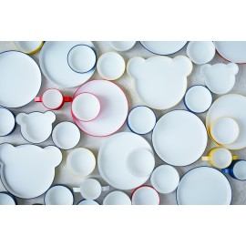 Takenaka - Μπολ Φαγητού Με Καπάκι Σιλικόνης Bear Orange