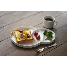 Takenaka - Πιάτο Με Χώρισμα Light Yellow