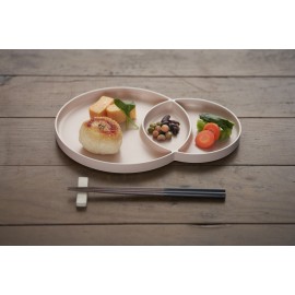 Takenaka - Πιάτο Με Χώρισμα Light Yellow