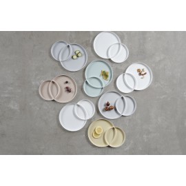 Takenaka - Πιάτο Με Χώρισμα Light Yellow