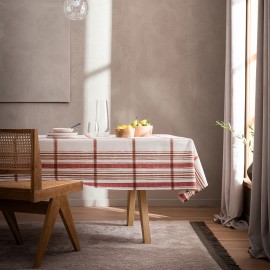 Gofis Home - Τραπεζομάντηλο Pic Nic 135x135cm Κεραμιδί 885/12