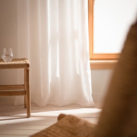 Gofis Home - Κουρτίνα Με Τρουκς Combe 140x280cm Off White 502/05