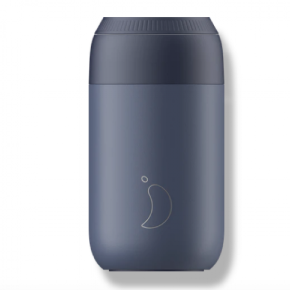 Chillys Bottles - Coffee Cup Series 2 Whale Blue 340ml