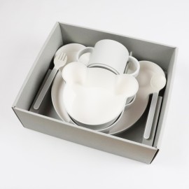 Takenaka - Παιδικό Σετ Φαγητού Bear Grey