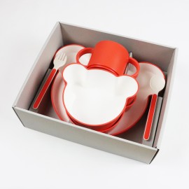 Παιδικό Σετ Φαγητού Bear Orange - Takenaka