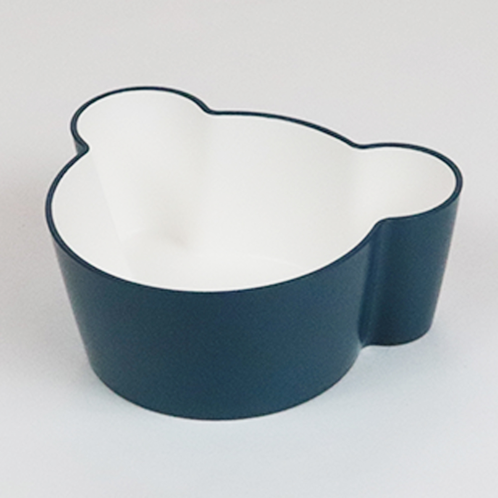 Takenaka- Μπολ Φαγητού Με Καπάκι Σιλικόνης Bear Navy