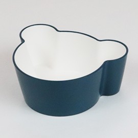 Takenaka- Μπολ Φαγητού Με Καπάκι Σιλικόνης Bear Navy