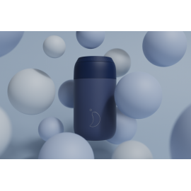 Chillys Bottles - Coffee Cup Series 2 Whale Blue 340ml