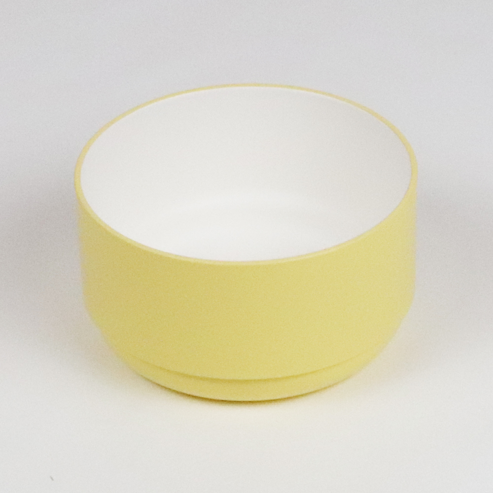 Takenaka - Μπολ Φαγητού Με Καπάκι Σιλικόνης Yellow