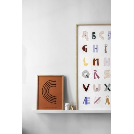 Paper Collective - Αφίσα 50x70 Alphabet Spaghetti