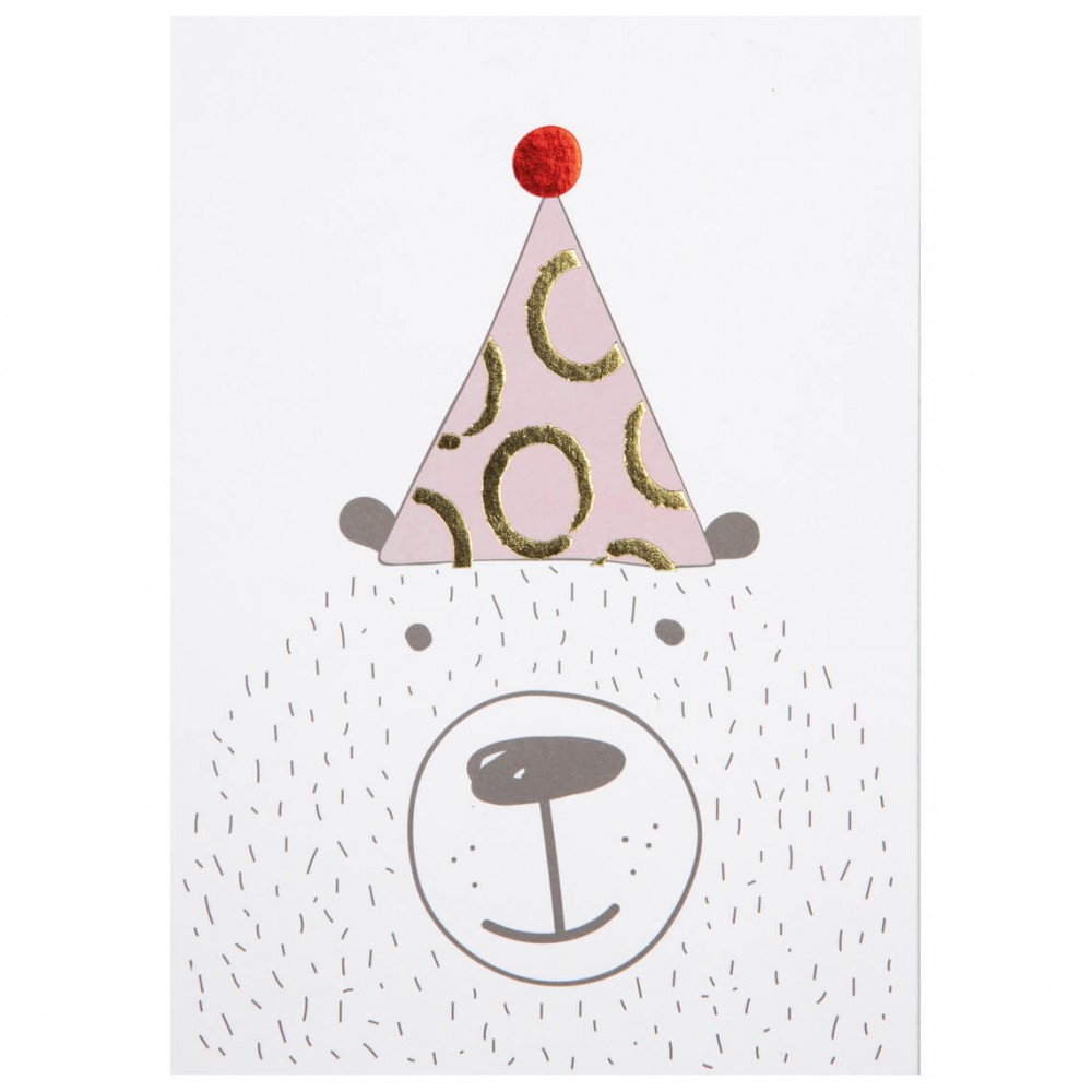 Raeder - Postcard Party Animals Bear