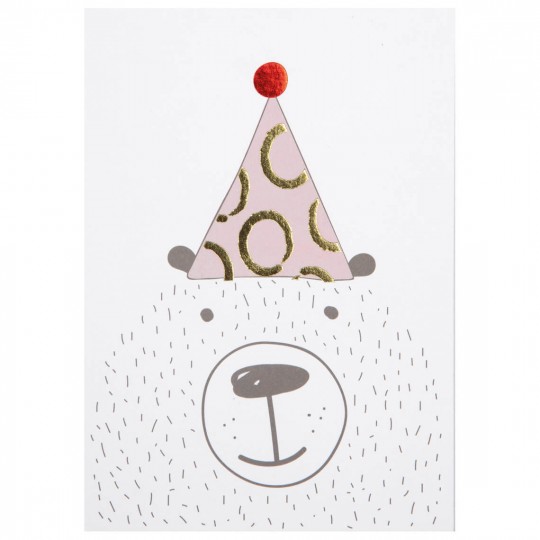 Raeder - Postcard Party Animals Bear