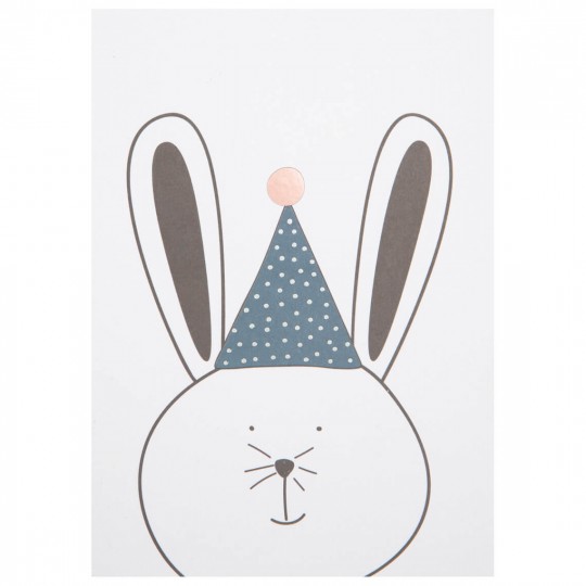 Raeder - Postcard Party Animals Bunny