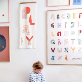 Paper Collective - Αφίσα 50x70 Alphabet Spaghetti