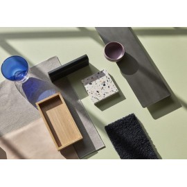 Hubsch - Γυάλινo Μπολ Clear/Blue 13 x 9cm