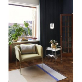 Hubsch - Φωτιστικό Οροφής Clear Glass Metal Nickel