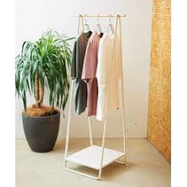 Yamazaki - Σταντ Ρούχων Με Ράφι Slim WH