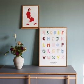 Paper Collective - Αφίσα 50x70 Alphabet Spaghetti