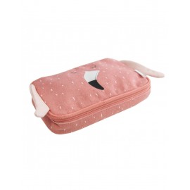 Trixie - Ορθογώνια Κασετίνα Mrs Flamingo