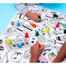 Omy - Σετ 6 Πολύχρωμες Δαχτυλομπογιές 