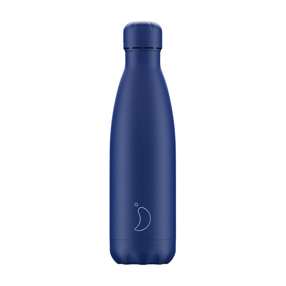 Chillys Bottles - Μπουκάλι Θερμός All Matte Blue 500ml Chillys Bottles - Μπουκάλι Θερμός All Matte Blue 500ml