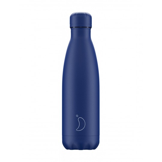 Chillys Bottles - Μπουκάλι Θερμός All Matte Blue 500ml Chillys Bottles - Μπουκάλι Θερμός All Matte Blue 500ml
