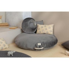 Nobodinoz - Πουφ Sahara Velvet Slate Grey