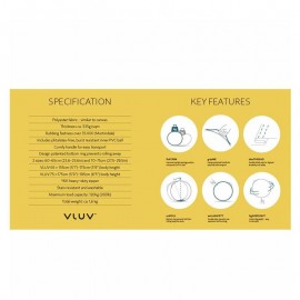 Vluv - Seating Ball Leiv 55cm Dark Petrol Vluv - Seating Ball Leiv 55cm Dark Petrol