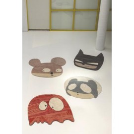 Lorena Canals - Χαλί Δωματίου Woolable Ghosty Ø100cm Lorena Canals - Χαλί Δωματίου Woolable Ghosty Ø100cm