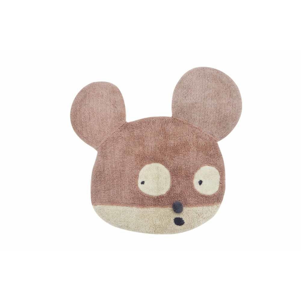 Lorena Canals - Χαλί Δωματίου Woolable Miss Mighty Mouse 100x120cm Lorena Canals - Χαλί Δωματίου Woolable Miss Mighty Mouse 100x120cm