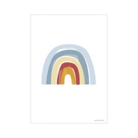Little Dutch - Poster Α3 Διπλής Όψης Rainbow Alphabet Blue
