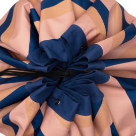 Play&Go - Στρώμα Παιχνιδιού - Τσάντα 2 Σε 1 Outdoor Mokka Stripes