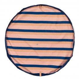 Play&Go - Στρώμα Παιχνιδιού - Τσάντα 2 Σε 1 Outdoor Mokka Stripes