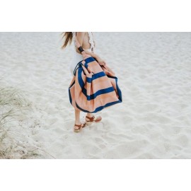 Play&Go - Στρώμα Παιχνιδιού - Τσάντα 2 Σε 1 Outdoor Mokka Stripes