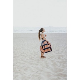 Play&Go - Στρώμα Παιχνιδιού - Τσάντα 2 Σε 1 Outdoor Mokka Stripes