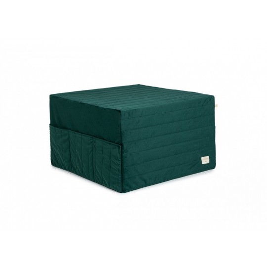 Nobodinoz - Αναδιπλούμενο Στρωματάκι/Πουφ Velvet Jungle Green Nobodinoz - Αναδιπλούμενο Στρωματάκι/Πουφ Velvet Jungle Green